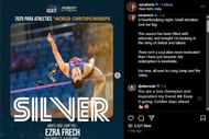 Screenshot of the Instagram post's comment section.